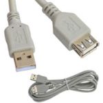 Кабель USB2.0 AM/AF 1.8M (подовжувач)