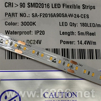 LED лента QL-F2016A90SA-W-24-CES