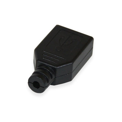 Гніздо USB тип A на кабель у корпусі