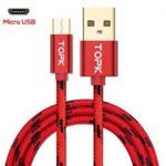 USB кабель TOPK AN09 MICRO 1,5 m/RED