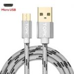 USB кабель TOPK AN09 MICRO 1,5 m/GREY
