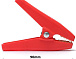 Зажим "крокодил" 100A L=90mm Red HM-524R