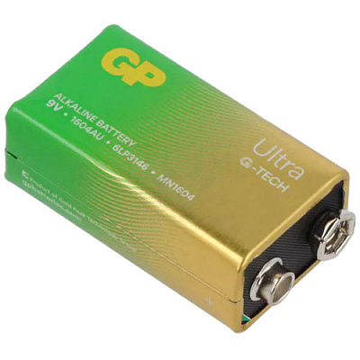 Батарейка GP Ultra Alkaline 9V 1604AU