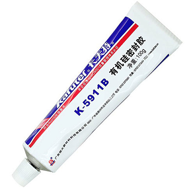 Клей-герметик Kafuter K-5911B RTV 100г черный