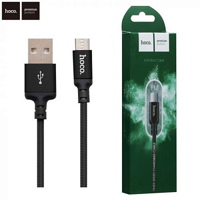 USB кабель HOCO-X14 Micro /Нейлон/