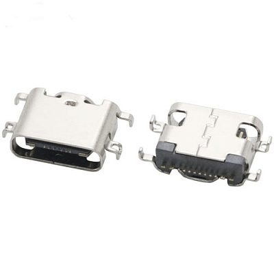 Гнездо USB Type-C 16pin t=1.6mm угловое C-09