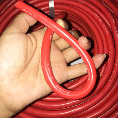 Провод силиконовый SIL-21.2-RED (4AWG)