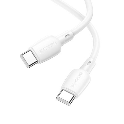 Кабель Type-C to Type-C Borofone BX93 1m White