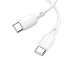 Кабель Type-C to Type-C Borofone BX93 1m White