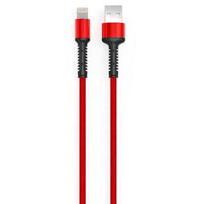 Кабель USB-LIGHTNING LDNIO LS64 2M RED