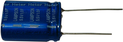 Ионистор 1.0F/5.5V 22x16x8mm
