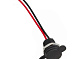 Гніздо USB Type-C 2pin з проводом 150mm Black