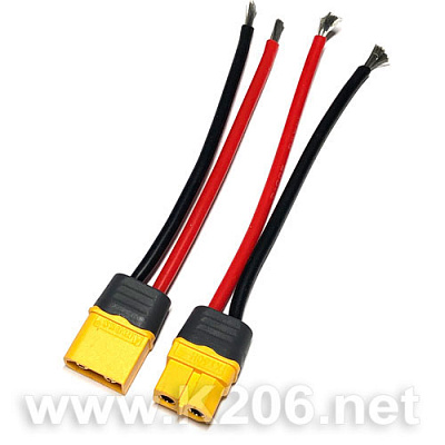 XT60H-F/M AMASS (пара) з проводом 16AWG 100mm