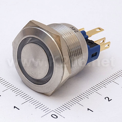 Кнопка антивандальна HQ22S/F11-24V-G