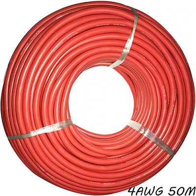 Провод силиконовый SIL-21.2-RED (4AWG)