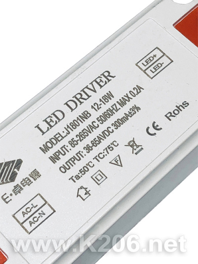 LED драйвер J1801NB 12-18W BOX