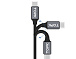 USB кабель с индикацией TOPK-TYPE-C / BLK / BLUE