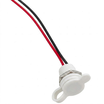 Гніздо USB Type-C 2pin з проводом 150mm White