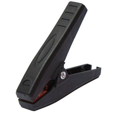 Затискач крокодил 100A L=90mm Black HM-524B
