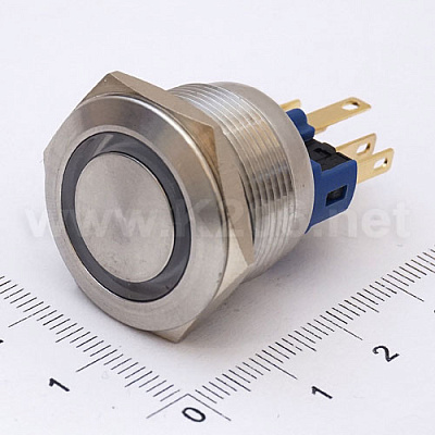Кнопка антивандальна HQ22S/F11-24V-R