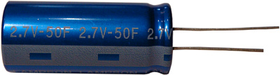 Ионистор 50F/2.7V; d=18mm; h=41mm