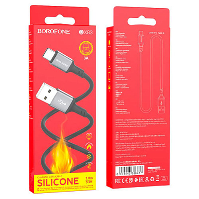 Кабель USB to Type-C Borofone BX83 1m Black