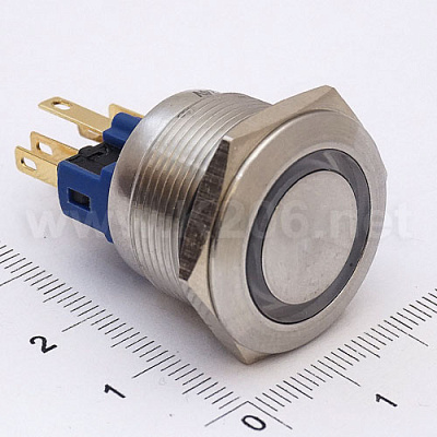 Кнопка антивандальна HQ22S/F11-24V-G