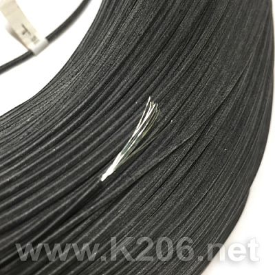 Провід силіконовий SIL-0.08-BLACK (28AWG)