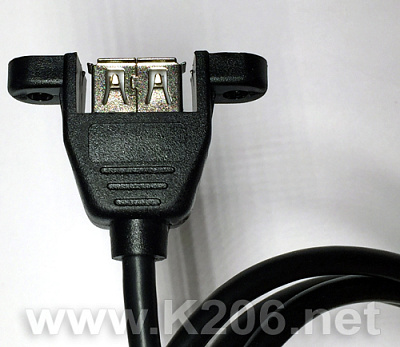 кабель USB A-на панель
