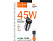 АЗП 12-24V Hoco NZ16B 2xUSB 45W Grey
