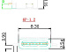 Гнездо USB Type-C 6pin t=1.2mm угловое C-21