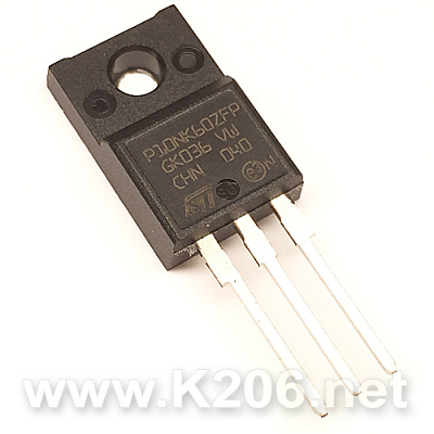 Транзистор N-Mosfet STP10NK60ZFP