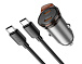 АЗП 12-24V Hoco NZ16B 2xUSB 45W Grey