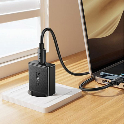 Зарядний пристрій 1*USB Type-C HOCO N74