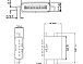 Гнездо USB Type-C 6pin t=1.6mm угловое C-22