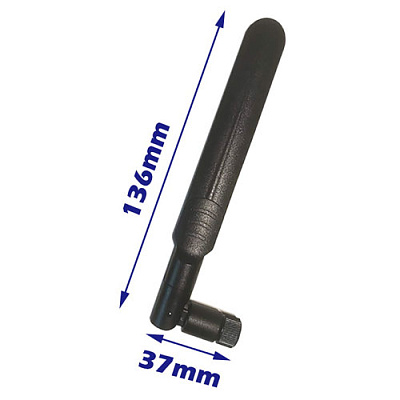 Антена Wi-Fi 2.4G/5G SMA Male L=162mm 8dBi