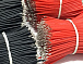Провід силікон 24AWG 50мм 50+50 штук R+BLK