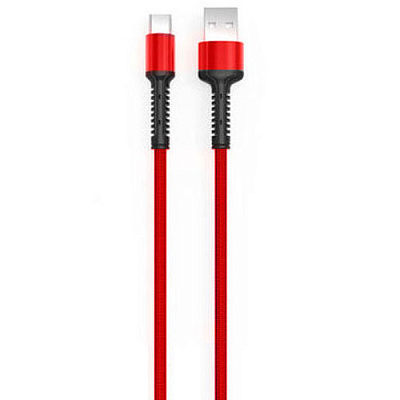 Кабель USB-TYPE-C LDNIO LS64 2M RED