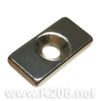 Неодимовый магнит F20x10x3-M4