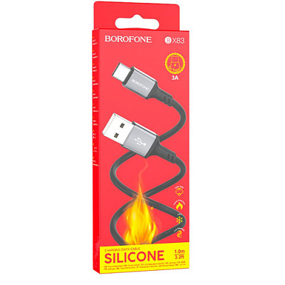 Кабель USB to Type-C Borofone BX83 1m Black