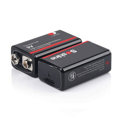 Аккумулятор 1000mAh КРОНА 9V USB Type-C