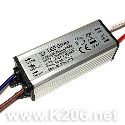 LED драйвер QH-20LP6-10X3