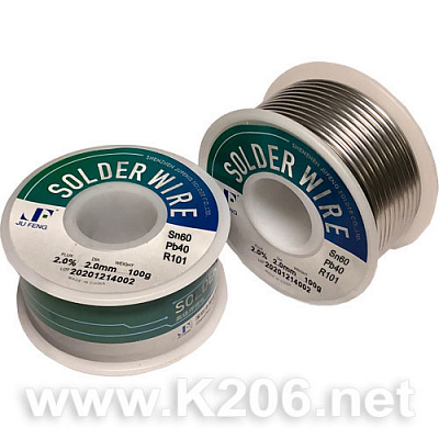 Припой JF-Sn60Pb40 [2,0мм 100г] RMA
