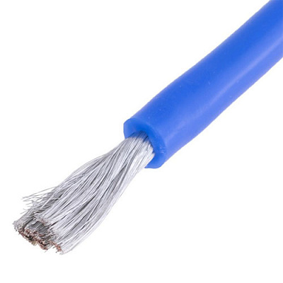Провод силиконовый SIL-5.3-BLUE (10AWG)