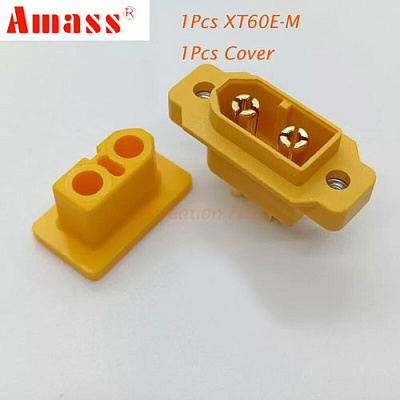 Заглушка для разъемов XT60E-M Amass Yellow