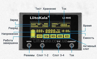 Lii-M4S Универсальное ЗУ LiitoKala
