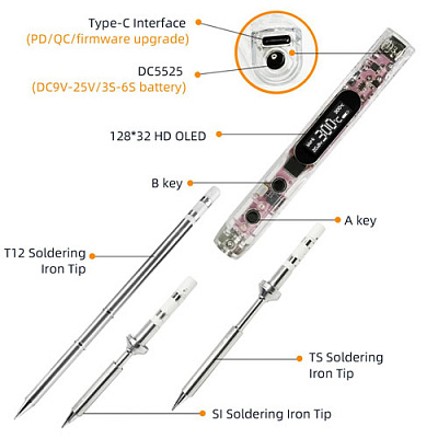 Паяльник SEQURE SI012 Pro Max Kit SI-D24