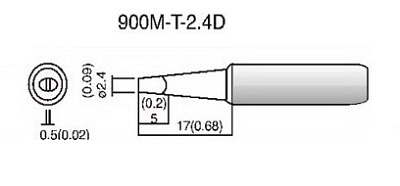 900M-T-2.4D медь
