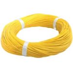 Провод силиконовый SIL-0.08-YELLOW (28AWG)