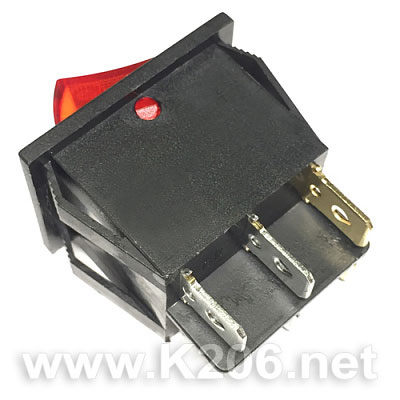 Перемикач KCD2-2101-RR